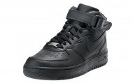NIKE AIR FORCE MID NEGRAS NIKE AIR FORCE MID NEGRAS