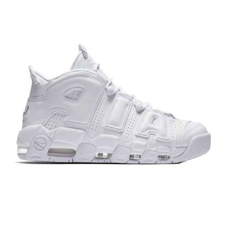 NIKE AIR MORE UPTEMPO ALL WHITE NIKE AIR MORE UPTEMPO ALL WHITE